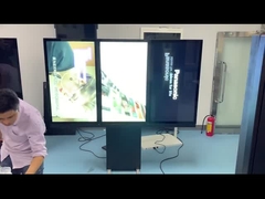 Movimentação exterior através da placa do meun