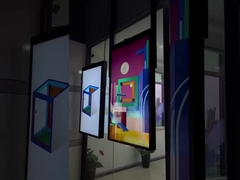 Ecrã LCD de janela de dupla face de 55 polegadas