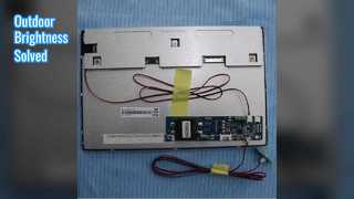 Painel LCD externo de alto brilho de 10,1 polegadas