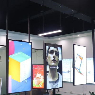 Exposição fina estreita do Lcd da moldura refrigerar quieto do monitor da janela do Lcd de 49 polegadas
