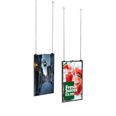 Lojas de varejo Display LCD de dois lados 700-1000 Nits Brilho