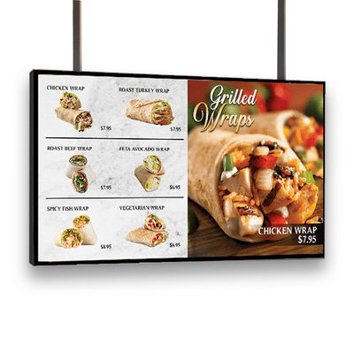 55 polegadas personalizado Mall Digital Signage Publicidade Display Menu Painel de tela