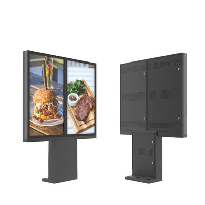 65 polegadas Drive Outdoor através de painéis de menus Publicidade Ip56 Impermeável Vertical