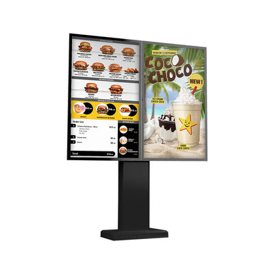 Restaurante Fast Food Drive Digital através do menu 49 polegadas Android 7.1
