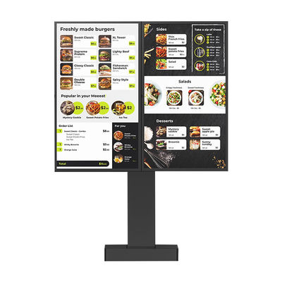 1920x1080 55 polegadas Outdoor Drive Thru Menu Boards Para Restaurante