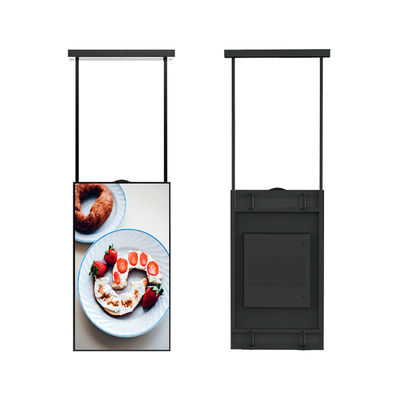 75 polegadas grande loja de varejo interativa touch screen publicidade janela LCD display