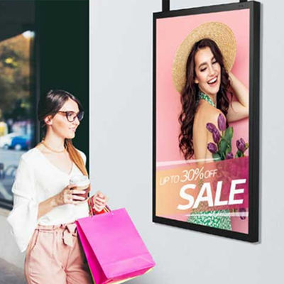 Dimensão personalizada Display LCD da janela da loja 49 polegadas Publicidade FHD Monitor Screen
