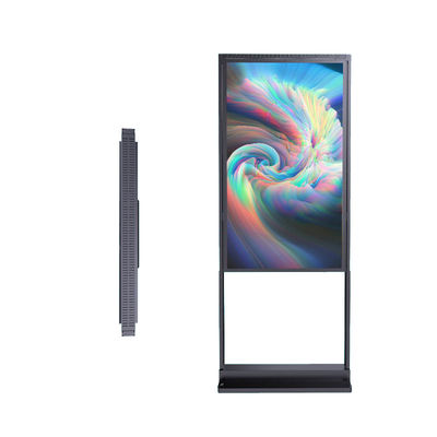 49 polegadas de publicidade interior Digital vídeo sinalização piso stand LCD display quiosque